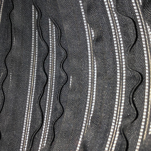 BAM Women’s Black and Gray Striped Shoulder Bag - Picture 7 of 11